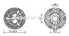 AVA QUALITY COOLING IVC103 Clutch, radiator fan